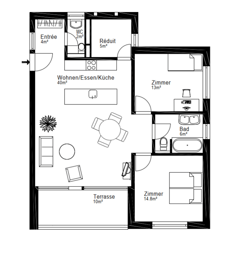 Grundrissplan