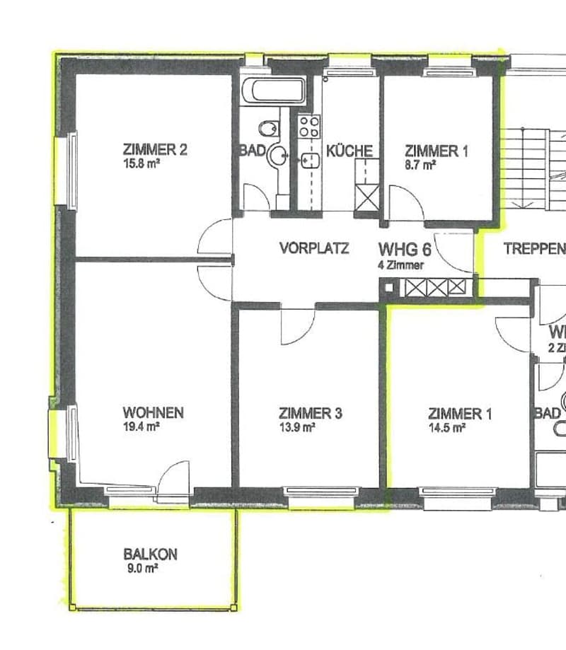 4-Zimmerwohnung nahe Seeufer (2)