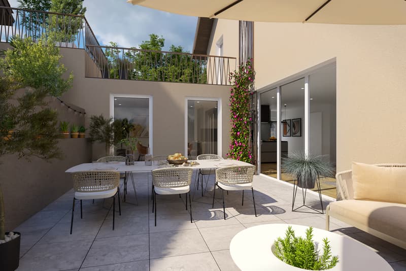Visualisierung Terrasse