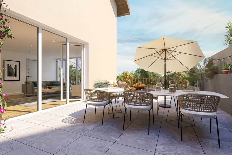 Visualisierung Terrasse