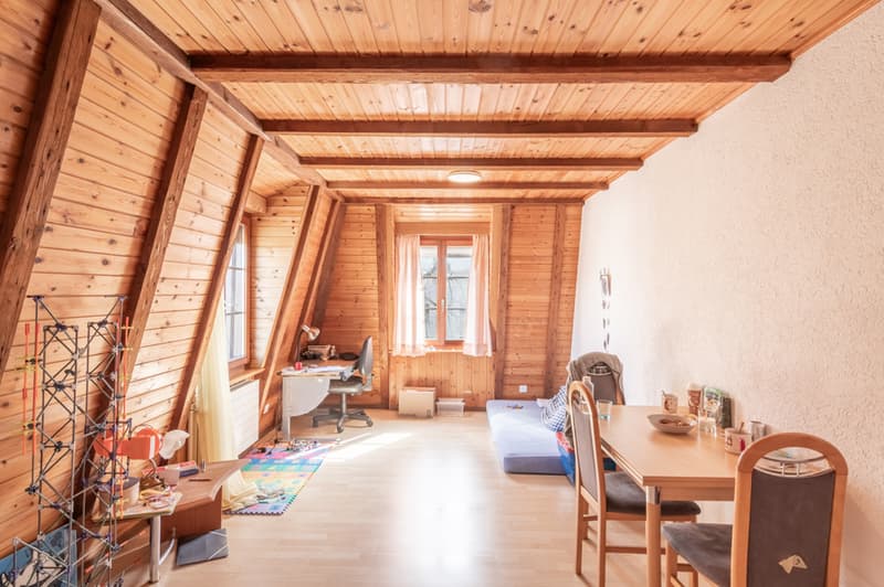 Dachwohnung: Wohnzimmer