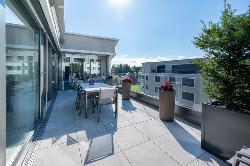 Terrasse mit Westausrichtung
