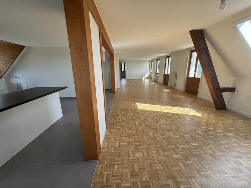 Appartement 4 pièces rénové avec vue panoramique – Les Hauts-Geneveys (1)