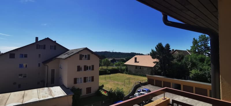 Appartement de 4 pièces, 78 m2, à Coffrane - Vue