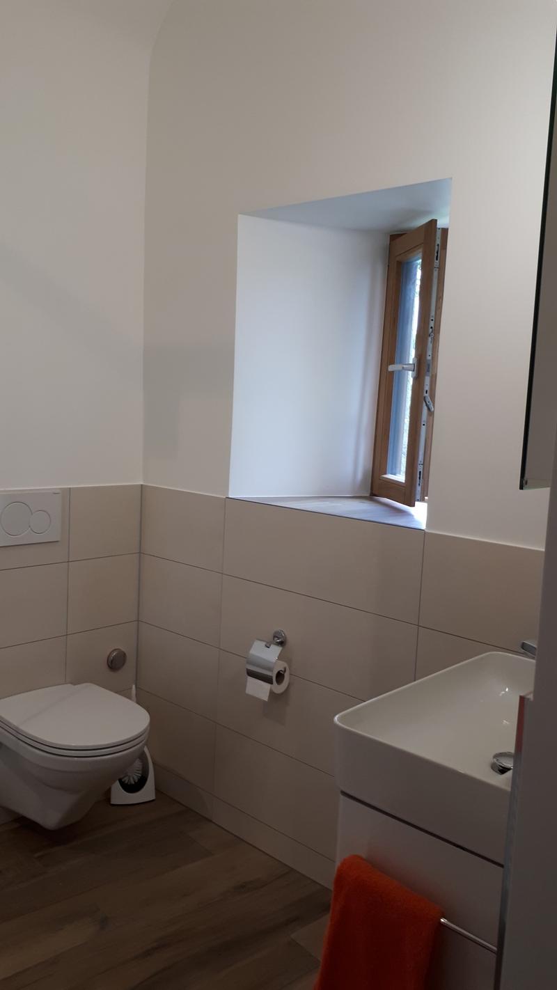 Appartement de 5.5 pièces, 164 m2, à Fenin - Salle de bain