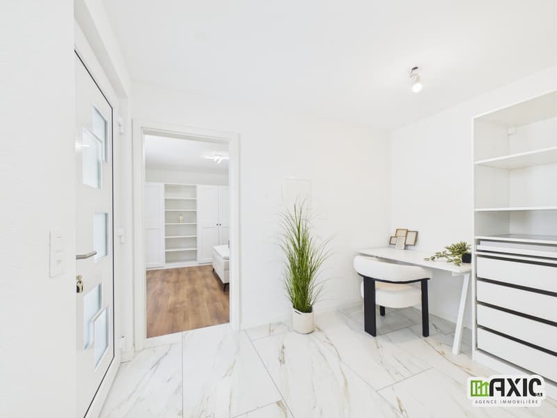 À LOUER - Nouveau 2.5 pièces au rez avec grande terrasse privative. (10)