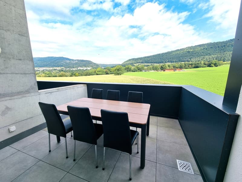 Splendide appartement en PPE haut standing de 5,5 pièces situé au dernier étage de l'immeuble (14)
