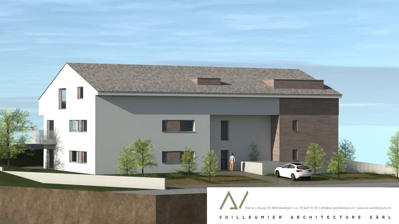 A louer magnifique appart. de 2,5 pièces dans immeuble comme neuf avec place de parc dans le garage (15)