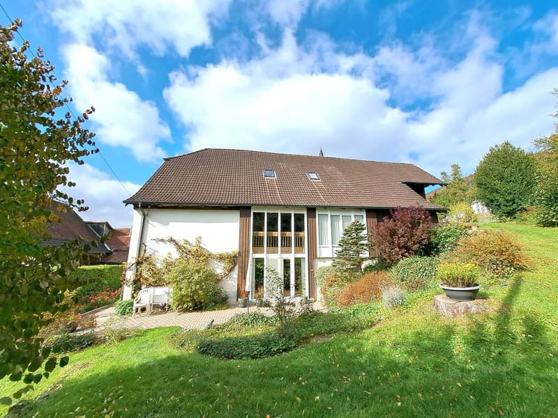 BIEN IMMOBILIER EXCEPTIONNEL - Grandiose maison villageoise de 2 appart. sur une grande parcelle (4)