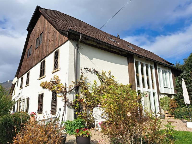 BIEN IMMOBILIER EXCEPTIONNEL - Grandiose maison villageoise de 2 appart. sur une grande parcelle (1)