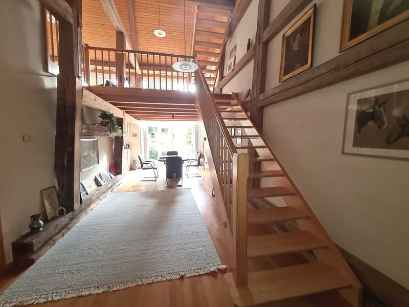 BIEN IMMOBILIER EXCEPTIONNEL - Grandiose maison villageoise de 2 appart. sur une grande parcelle (18)