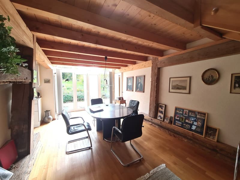 BIEN IMMOBILIER EXCEPTIONNEL - Grandiose maison villageoise de 2 appart. sur une grande parcelle (16)