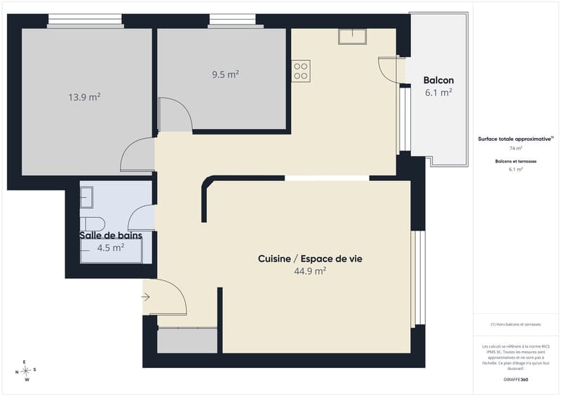 Superbe appartement de 3.5 pièces entièrement rénové au style moderne (11)