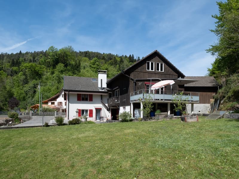 Maison à deux appartements avec garage, abri-réduit et terrasse (2)