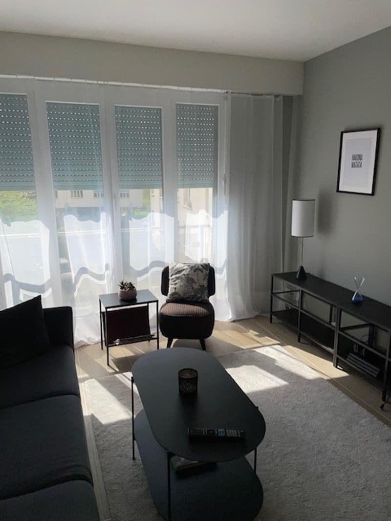 Appartement meublé de 3.5 pièces avec balcon à Lausanne (1)