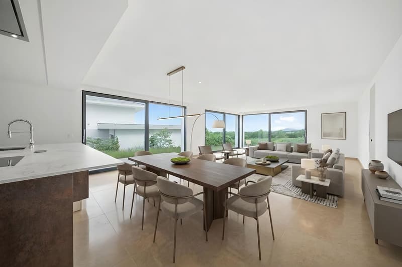 Genolier — Elegant Apartment with Lake and Alps Views (2)