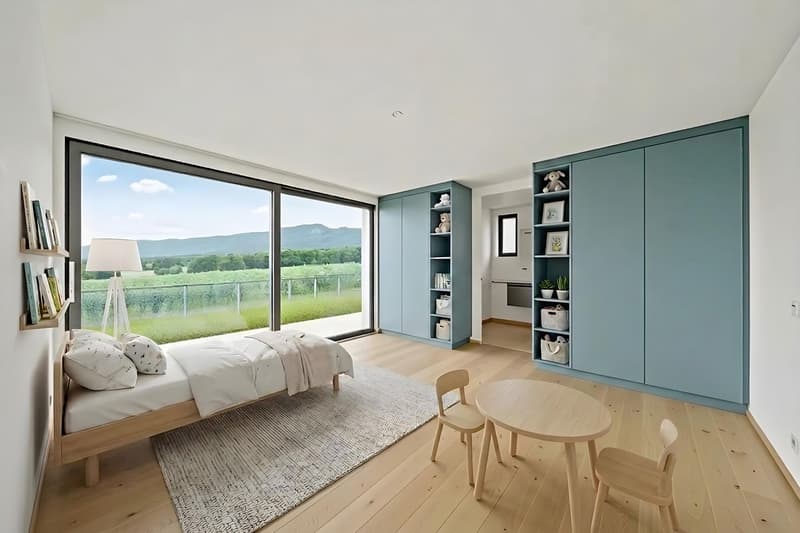 Genolier — Elegant Apartment with Lake and Alps Views (5)