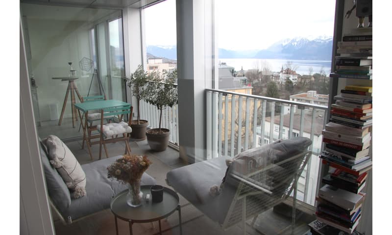 Charmant Duplex Moderne à Lausanne: 2 Pièces, Vue Lac, Disponible dès Avril! (2)