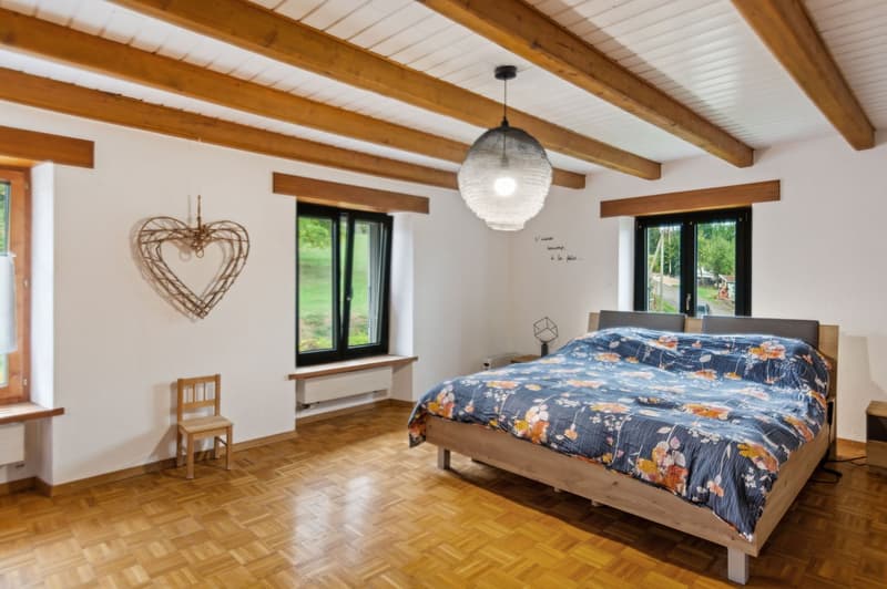 Spacieuse maison mitoyenne de 9 pièces avec espaces de travail et de stockage à Chevenez (6)