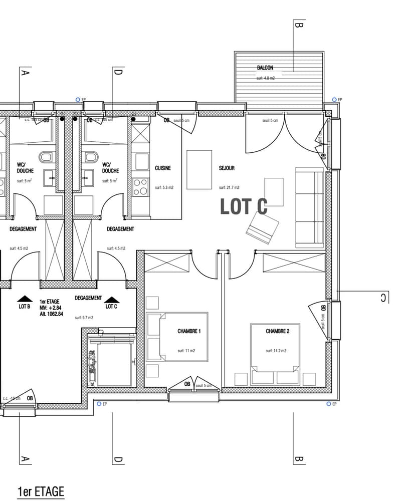 CHALET 1909 - LOT C - 3.5P AVEC BALCON (1)