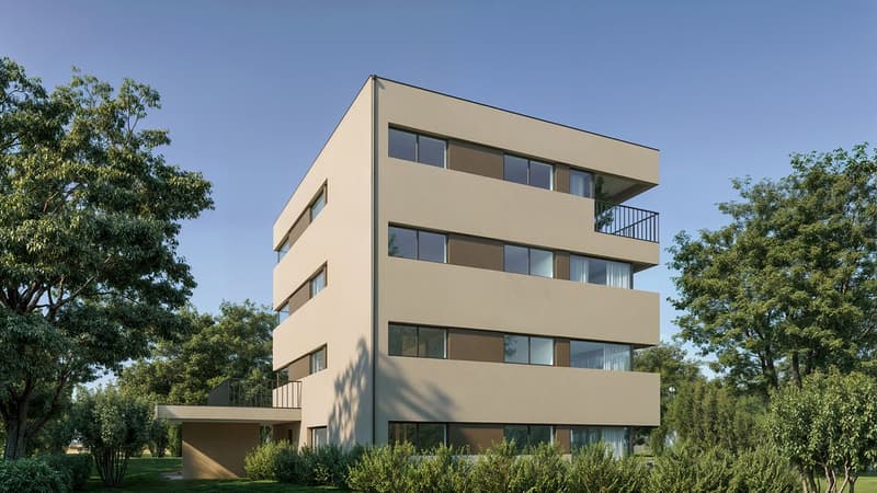 YVERDON - MINERGIE NEUF - 4,5 pces avec terrasse de 72m2 / Lot 2 (2)