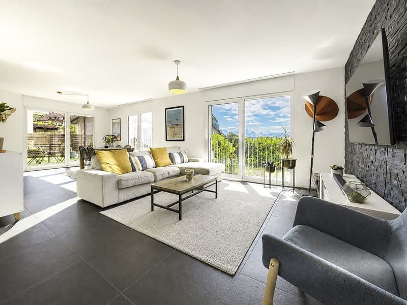 Appartement lumineux avec vue sur la nature et échappée sur le lac (1)