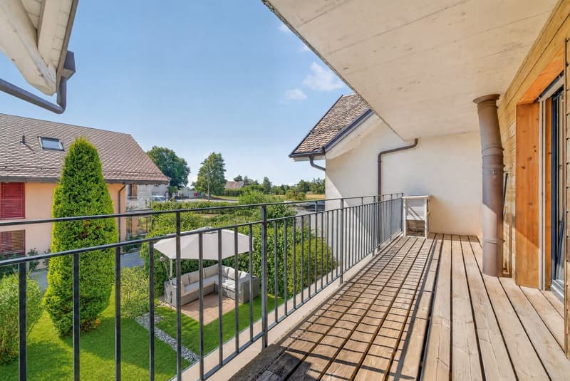 Appartement en duplex avec jardin et grand disponible, à 15 minutes de Lausanne (9)
