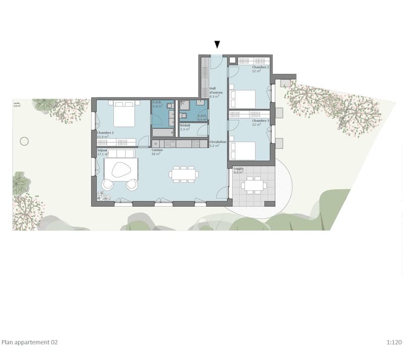 PLUS QUE 5 LOTS DISPONIBLES - Prilly Buissonnière - 4,5 PIECES REZ-DE-JARDIN (12)