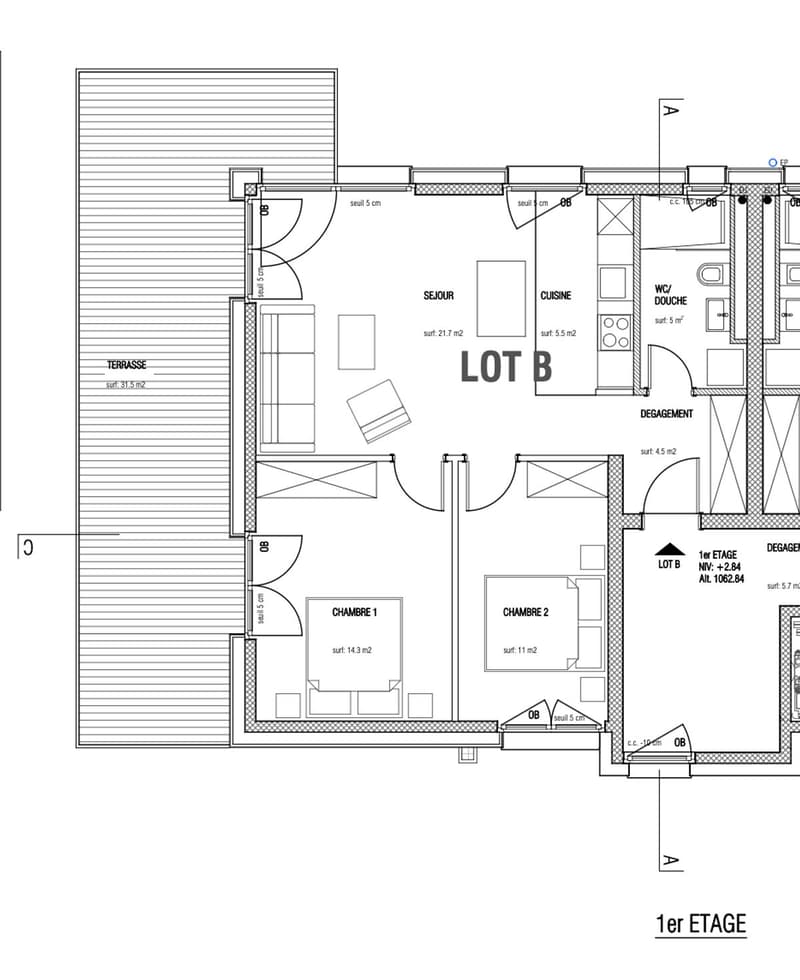 CHALET 1909 - LOT B - 3.5P AVEC JARDIN (2)