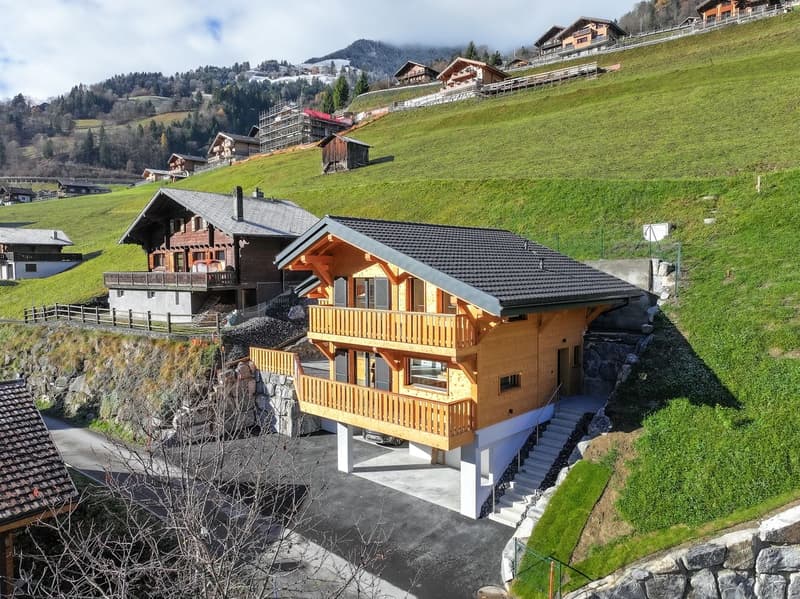 Chalet neuf d'exception dans un environnement calme et paisible (3)