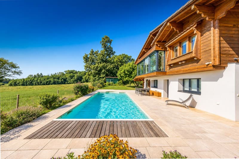 Très belle villa avec vue panoramique sur le lac & le Mt-Blanc! (2)