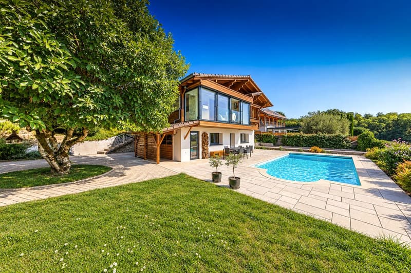 Très belle villa avec vue panoramique sur le lac & le Mt-Blanc! (3)