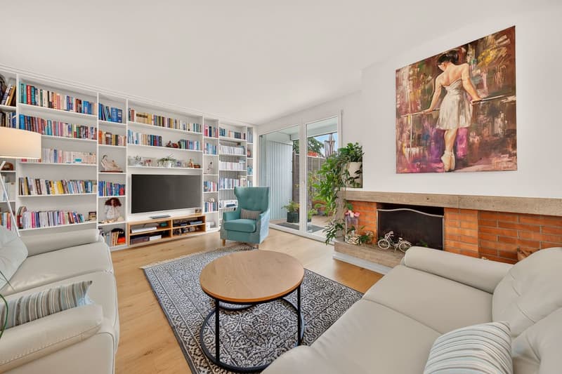 Rare duplex de 4.5 pièces: esprit villa, jardin et vue lac (2)