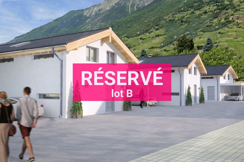 Votre future villa jumelée à Fully : Un cadre de vie idyllique - Lot B (2)