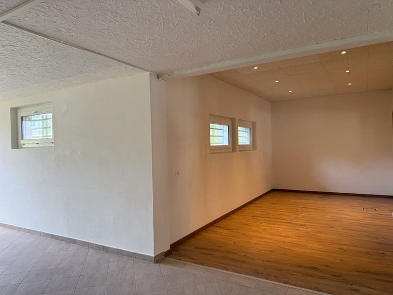Local commercial polyvalent de 122m2 avec sous-sol et parkings (7)