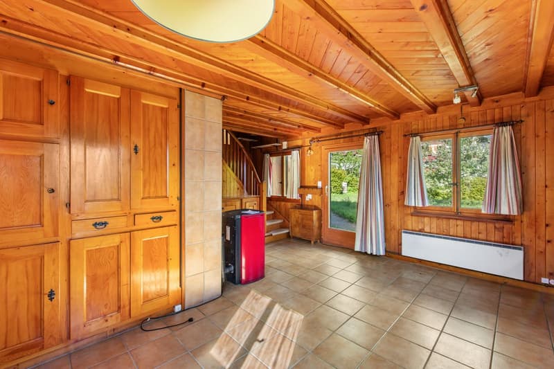 Chalet au coeur des Marécottes, à proximité immédiate de la station avec grand terrain (6)