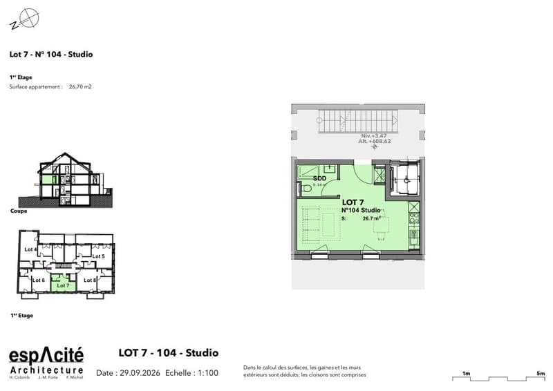 Lot n7 - Un studio neuf au coeur de Cheseaux-sur-Lausanne (6)