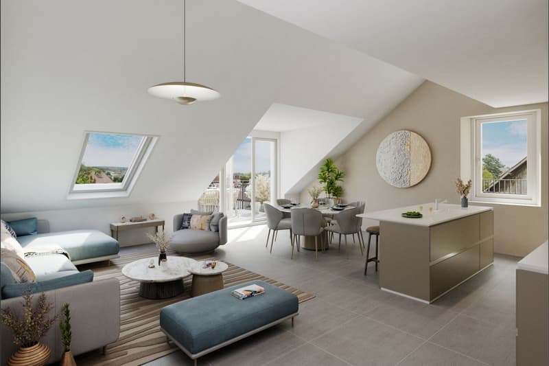 Lot n11 - Appartement neuf de 4.5p + mezzanine au coeur de Cheseaux-sur-Lausanne (2)