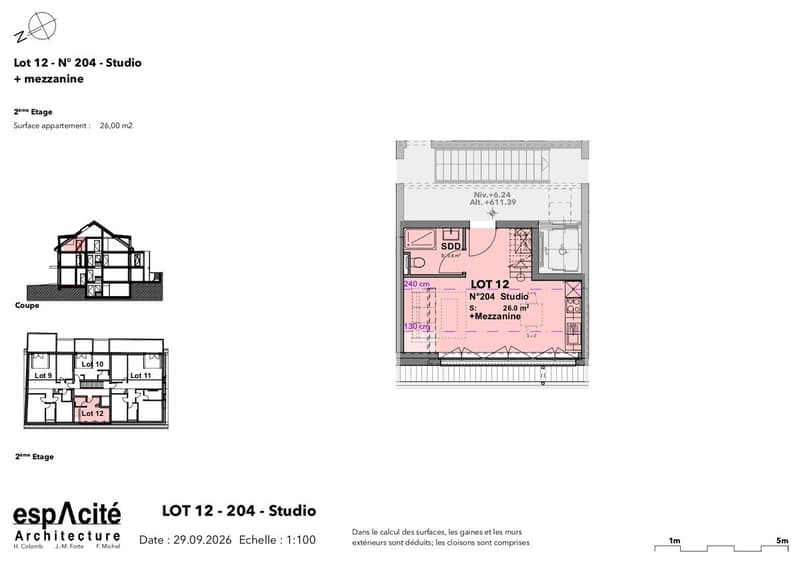 Lot n12 - Studio neuf + mezzanine au coeur de Cheseaux-sur-Lausanne (6)