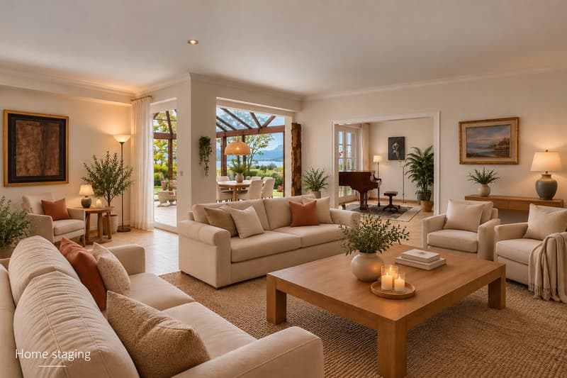 Villa de caractère avec vue panoramique sur le lac Léman, à deux pas de Genève (4)