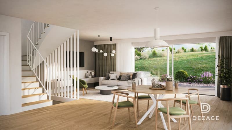 À Montpreveyres, le lien parfait entre ville, transports et nature - Aurora - Villa A (2)