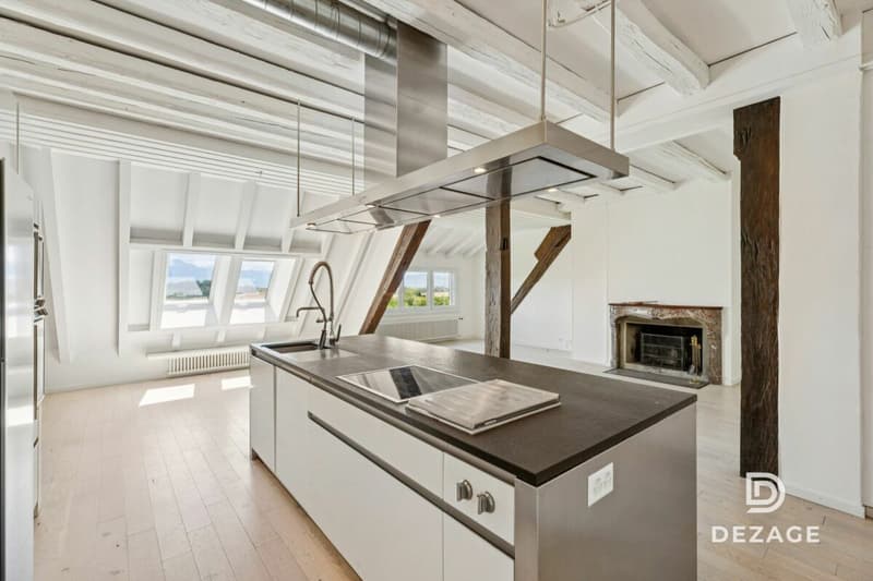 Appartement de caractère avec vue panoramique et jardin au coeur du village ! (2)