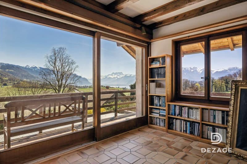 Maison familiale à moins de 10 minutes du centre de Vevey : Calme, nature et vue panoramique (7)