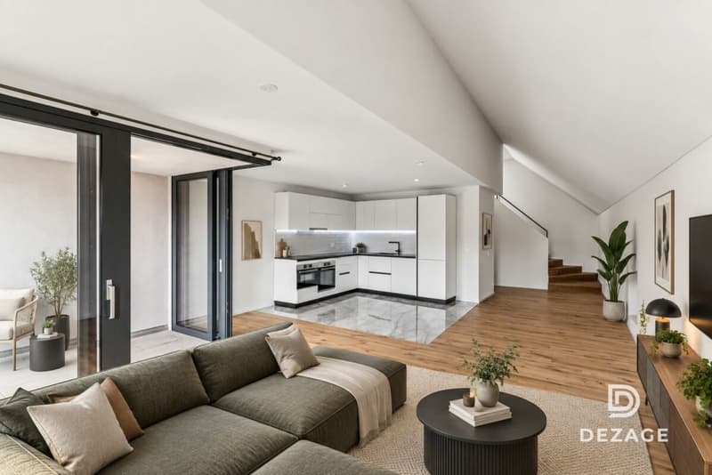 Magnifique duplex moderne en plein centre du village de Bassins (5)