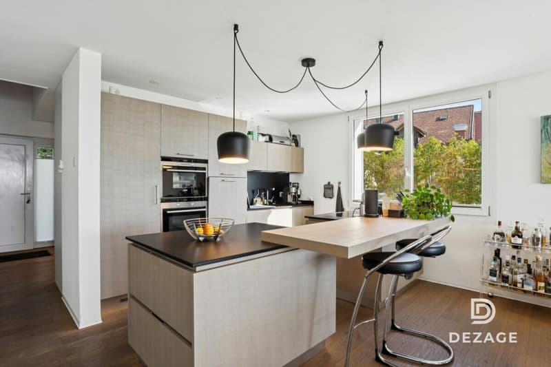 Magnifique duplex esprit maison avec ascenseur direct, jardin et vue imprenable sur le Lac ! (4)