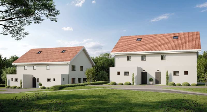Villa neuve sur plan dans un espace verdoyant (6)