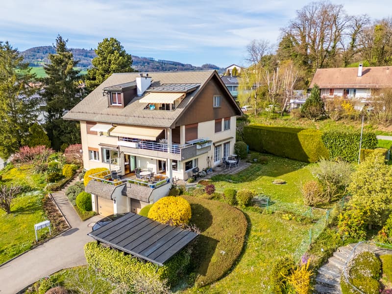 Appartement de 4,5 pièces avec jardin, vue lac et montagnes (2)