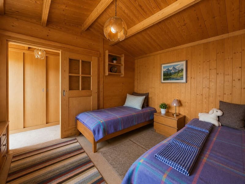 Deux chalets implantés sur une vaste parcelle ensoleillée (8)