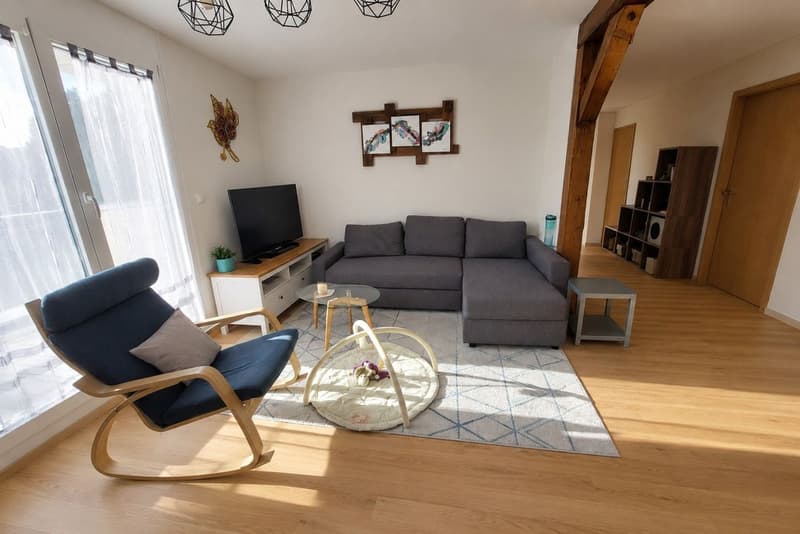 Appartement en attique avec terrasse, garage double et place de parc extérieure (3)