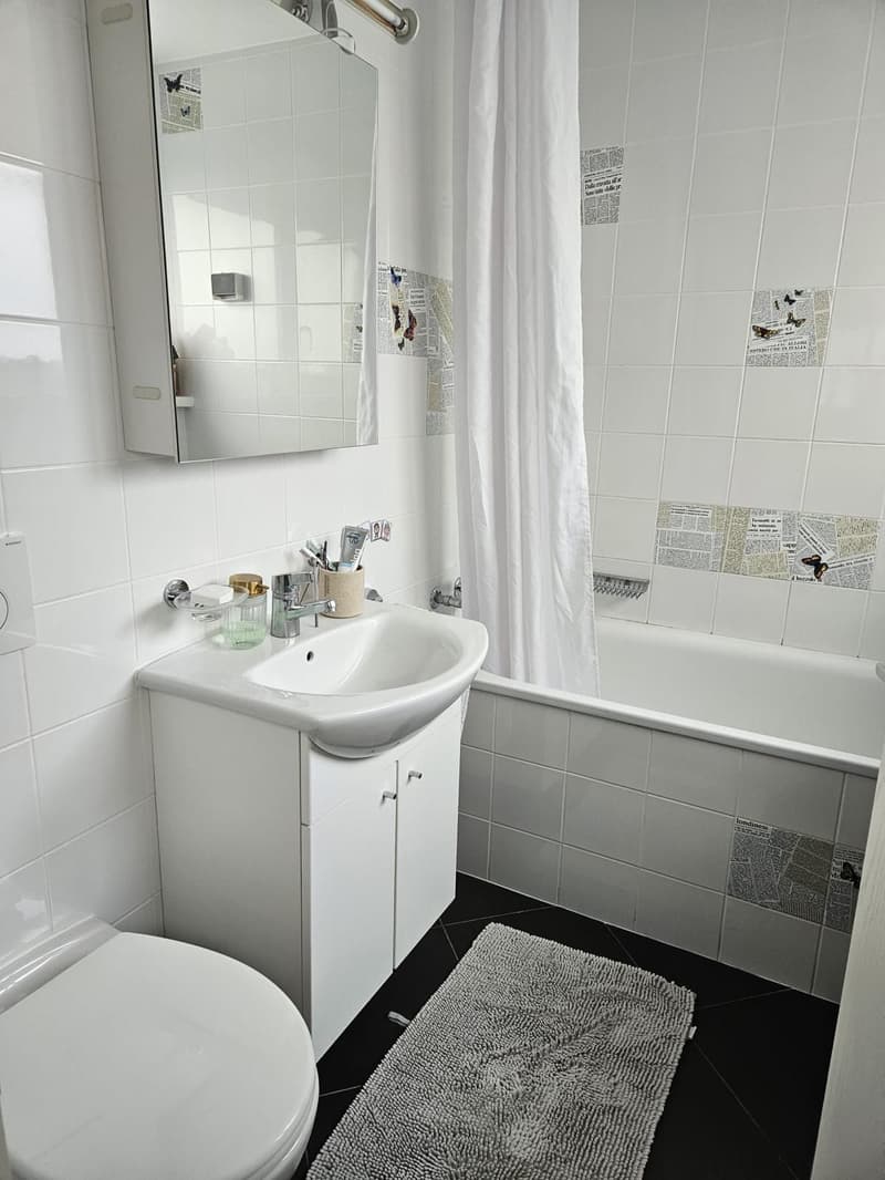 Bel appartement de 3,5 pièces, bénéficiant d'un jardin privatif et d'une place de parc intérieure (7)
